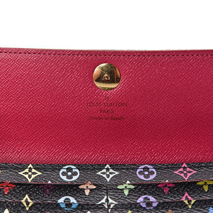 Louis Vuitton Monogram Multicolor Sarah Wallet Black Grenade 6 of 8