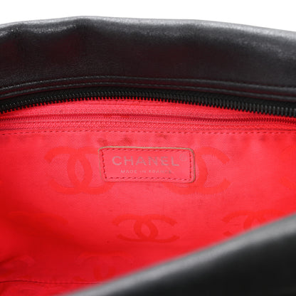 Chanel Calfskin Quilted Large Cambon Bowler Black 6 of 11