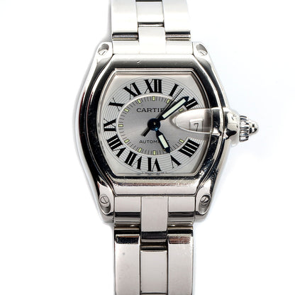 Cartier Stainless Steel 37mm Roadster Automatic Watch 1 of 10