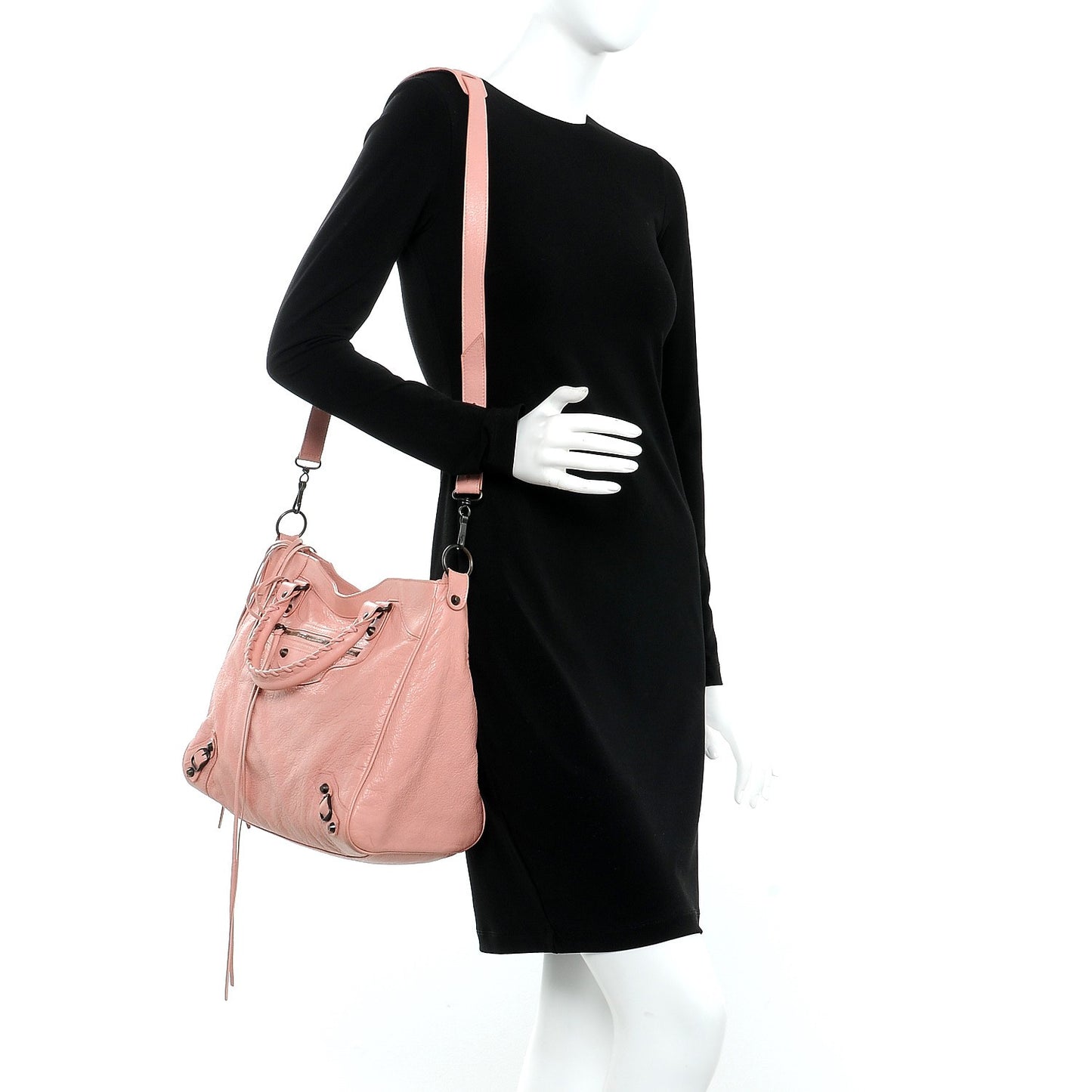 Agneau Classic Hardware Velo Rose Peche