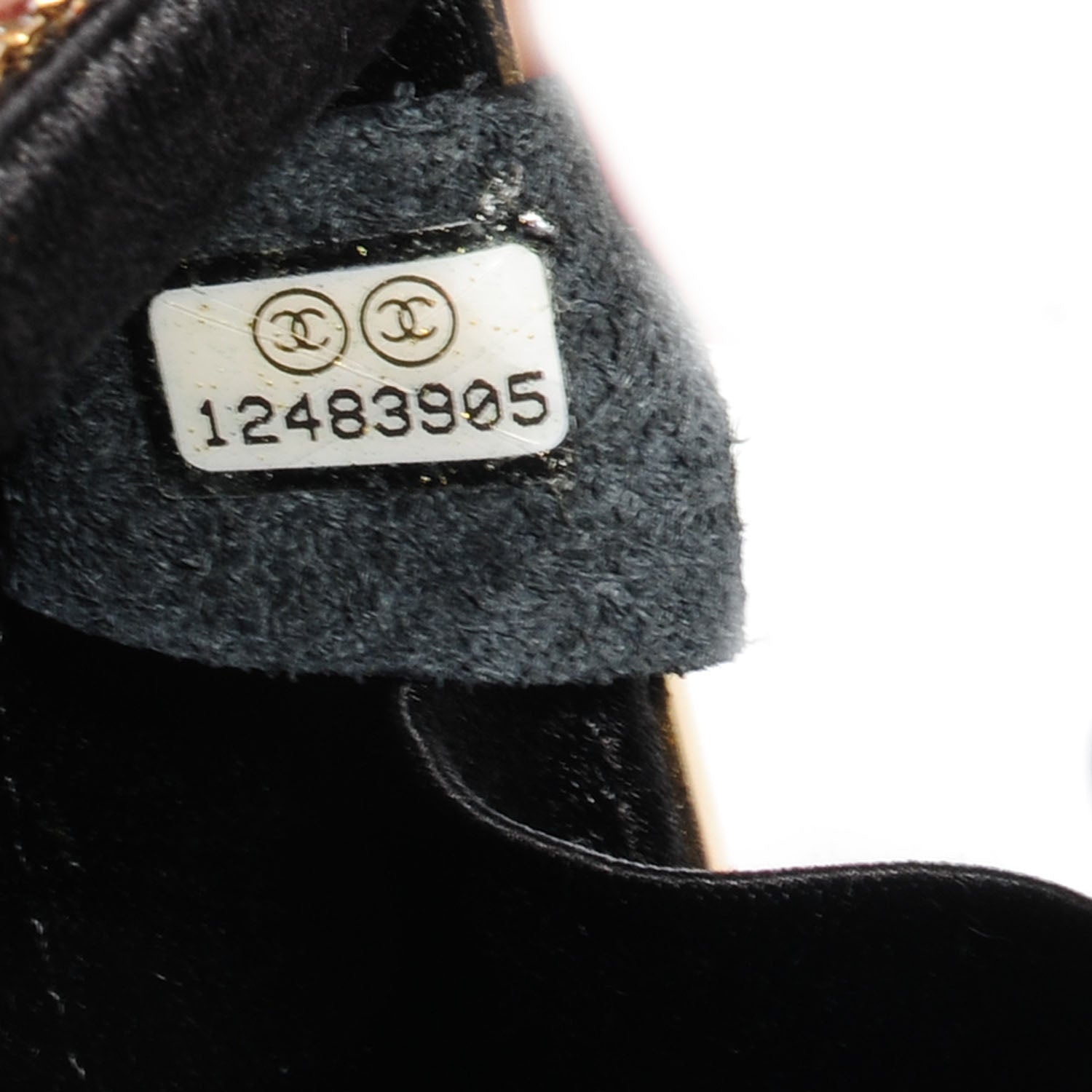 Chanel Swarovski Crystal Evening Bag Black Gold 7 of 7