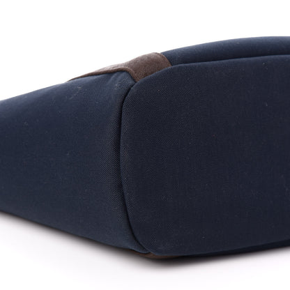Hermes Toile Sac De Pansage Groom Bleu Navy Feu 10 of 11