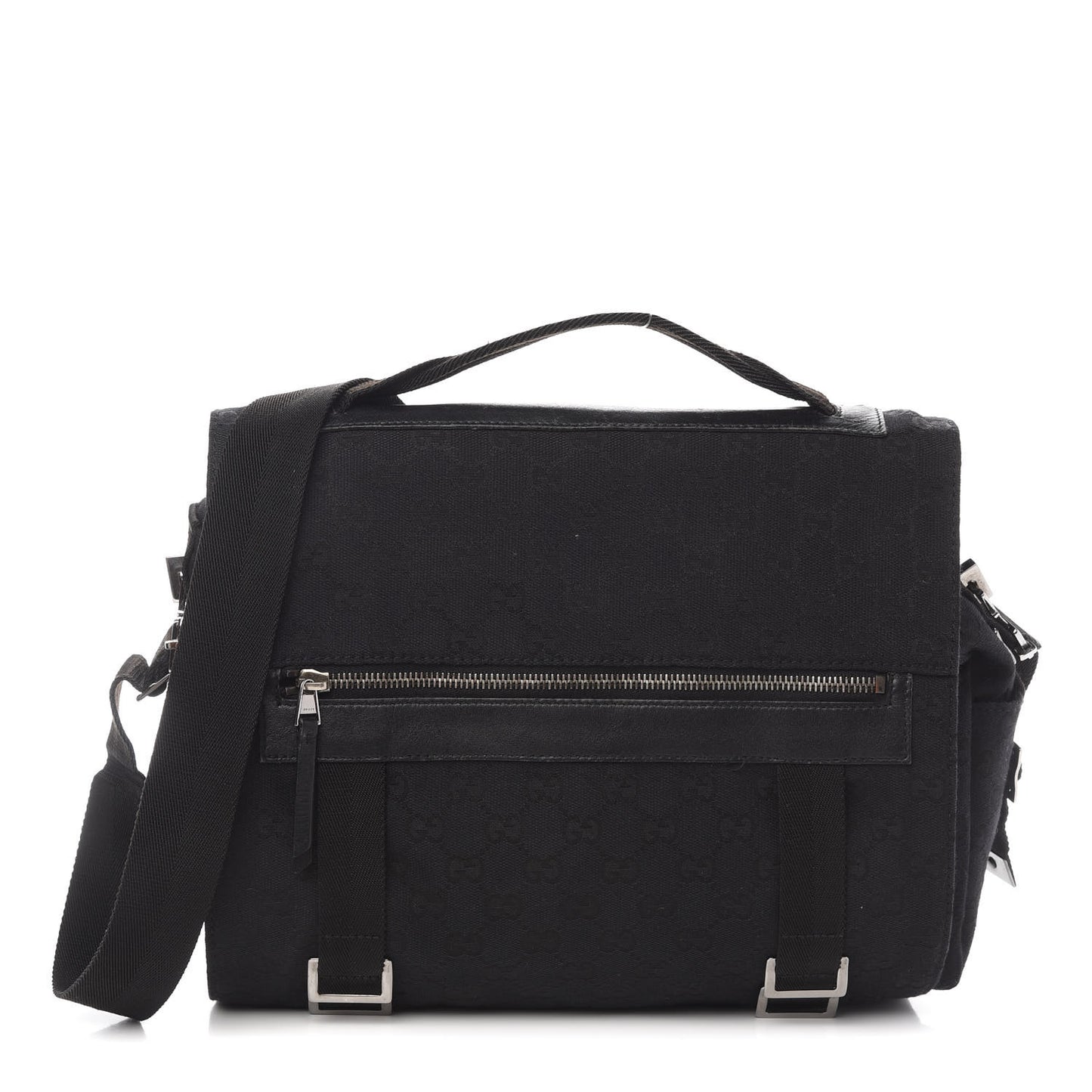 Monogram Messenger Bag Black