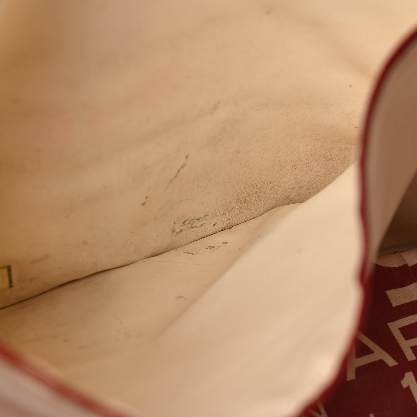 Canvas 31 Rue Cambon Beach Tote Red