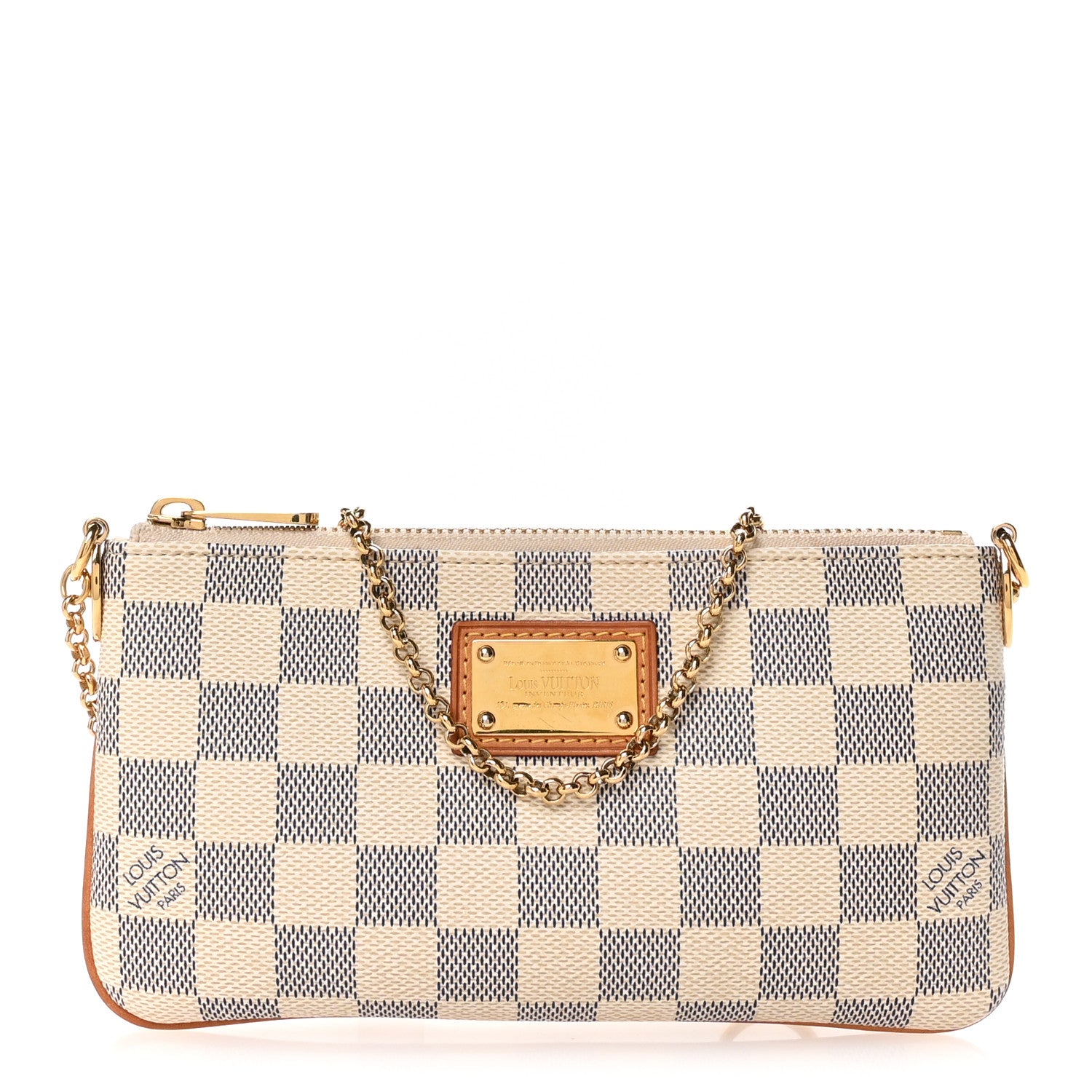 Louis Vuitton Damier Azur Pochette Milla MM 1 of 10