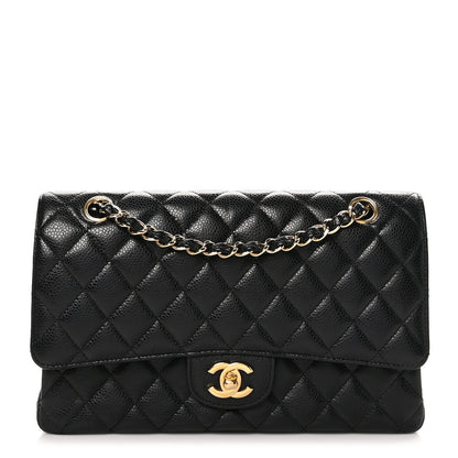 Chanel Caviar Quilted Medium Double Flap Black 1 of 10