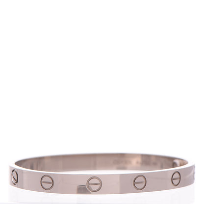 Cartier 18K White Gold LOVE Bracelet 16 3 of 6