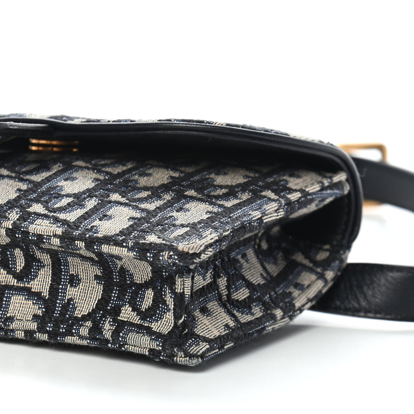 Oblique Saddle Belt Bag Blue
