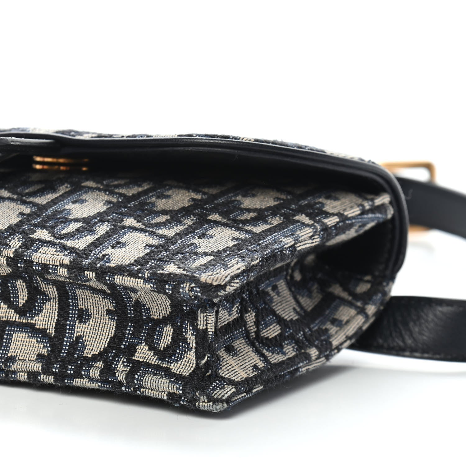 Christian Dior Oblique Saddle Belt Bag Blue 7 of 7