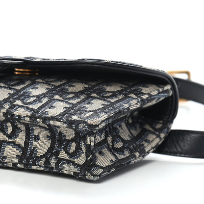 Christian Dior Oblique Saddle Belt Bag Blue 7 of 7