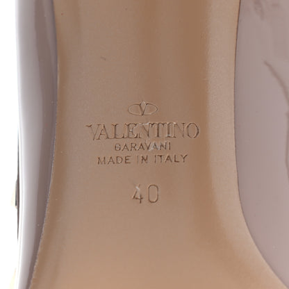 Valentino Garavani Patent Rockstud 85mm Pumps 40 Poudre 6 of 8