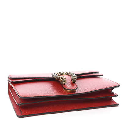 Gucci Dollar Calfskin Swarovski Crystal Small Dionysus Shoulder Bag Hibiscus Red 4 of 10