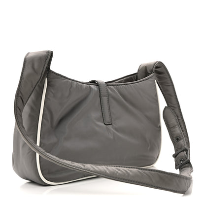 Saint Laurent Econyl Nylon Le 5 A 7 Hobo Grey 3 of 11