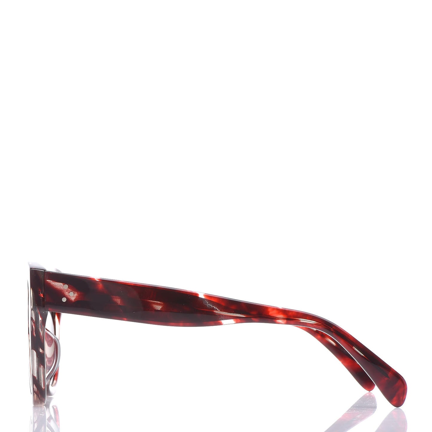 Acetate Aviator Sunglasses CL 40001F Red Havana