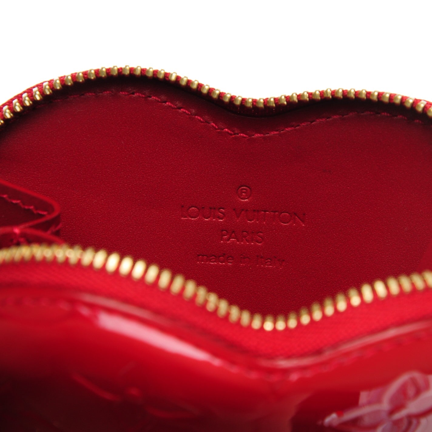 Louis Vuitton Vernis Coeur Heart Coin Purse Pomme D'Amour 5 of 7