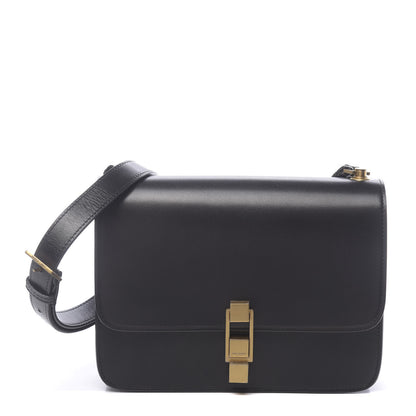 Saint Laurent Smooth Calfskin Carre Satchel Black 1 of 10