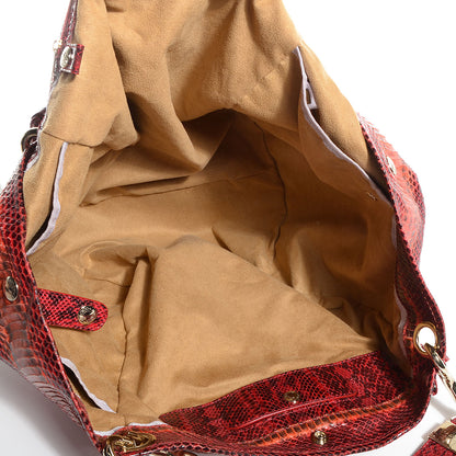 Jimmy Choo Elaphe Lohla-Jayne Medium Tote Red 5 of 7