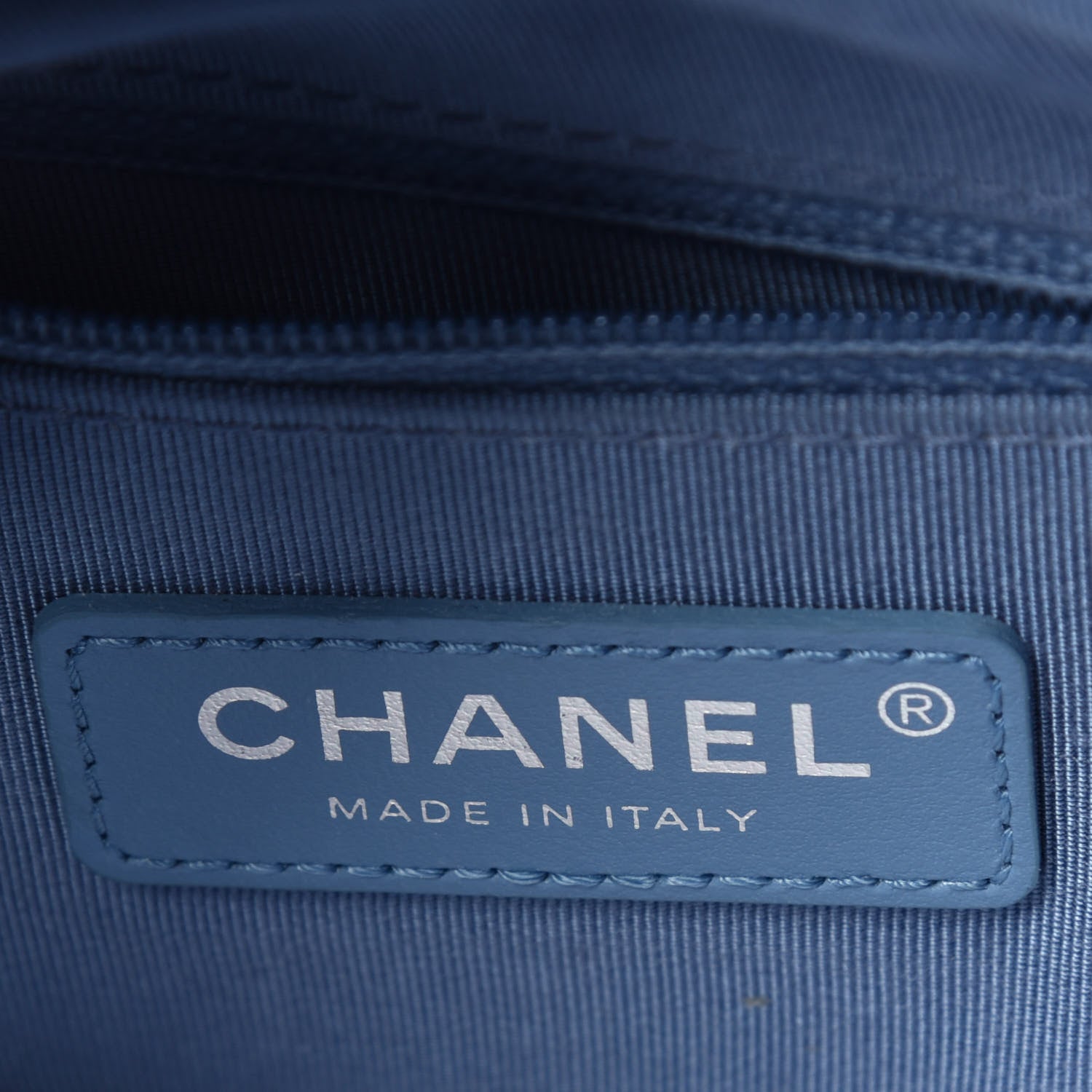 Chanel Iridescent Lambskin Calfskin Quilted Small Gabrielle Hobo Blue 6 of 9