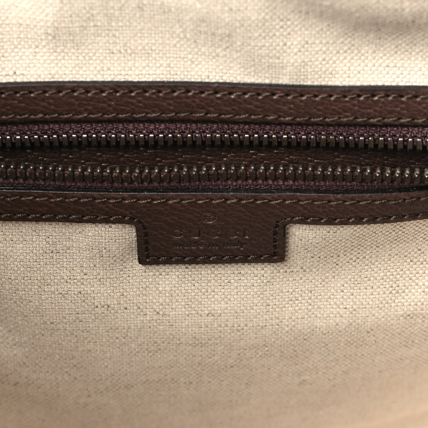 GG Supreme Monogram Web Small Ophidia Half Moon Hobo Brown
