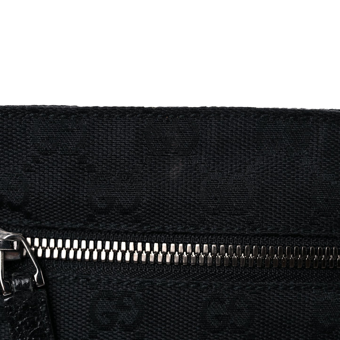 GG Monogram Double Pocket Belt Bag Black