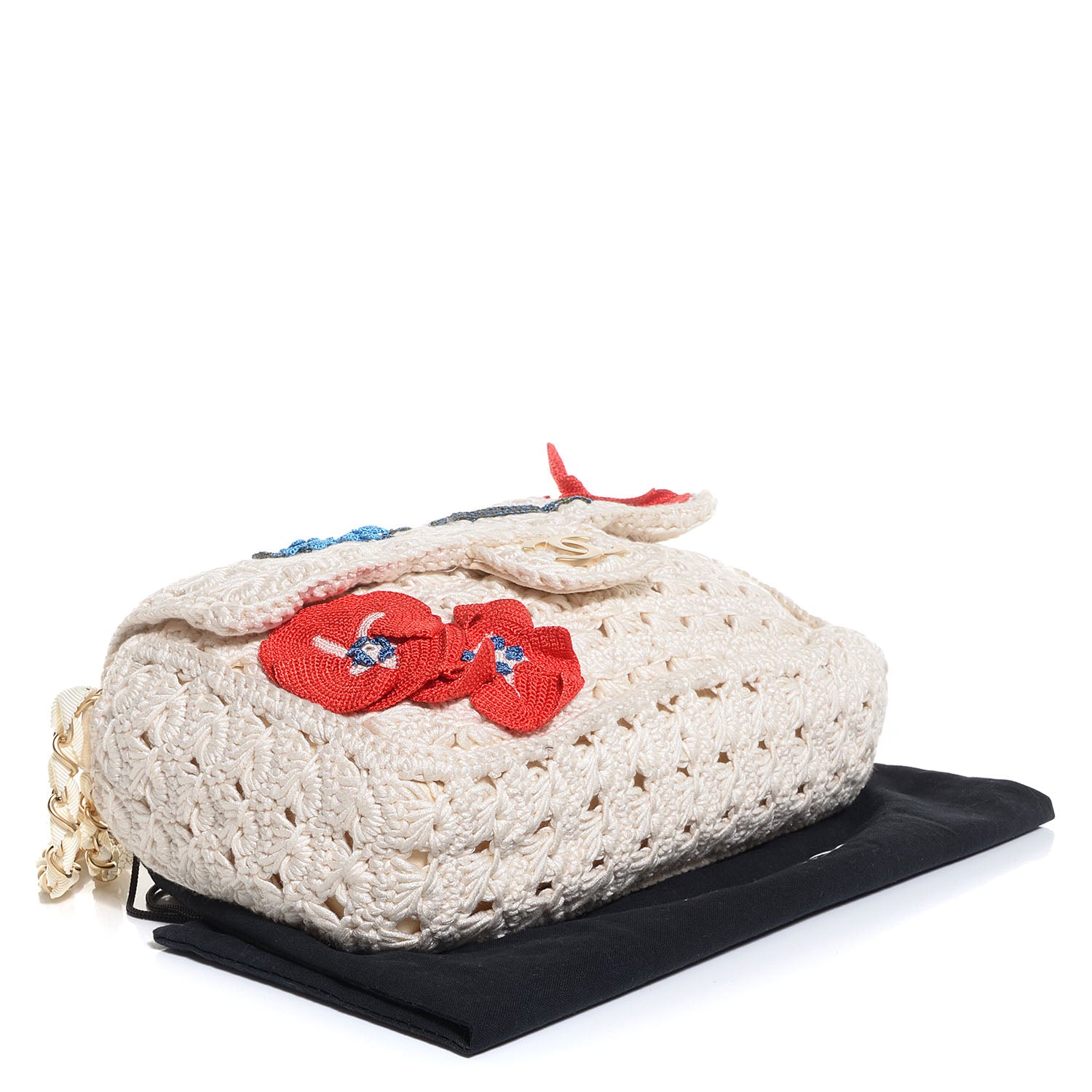 Chanel Crochet Camellia Small Flap 5 of 8