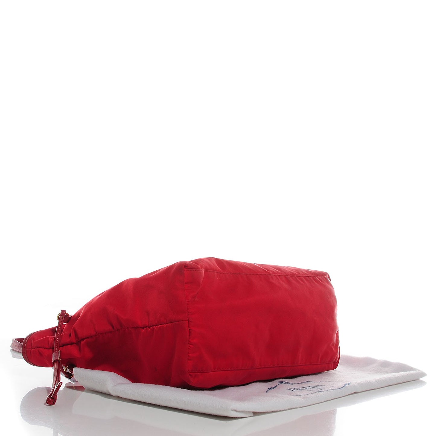 Tessuto Saffiano Tote Rosso