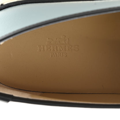 Hermes Patent Epsom Esprit Ghillies Tassel Loafers 40 7 of 8