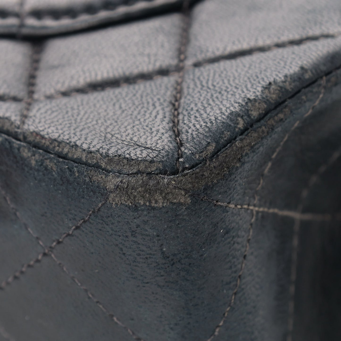 Lambskin Quilted Small Double Flap Black