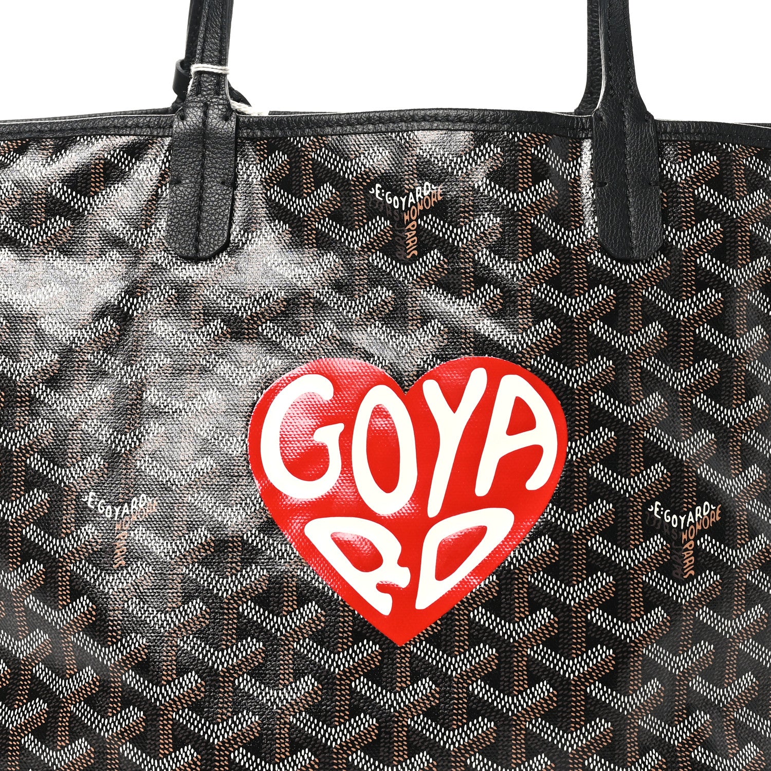 Goyard Goyardine Coeur Saint Louis PM Black 9 of 11