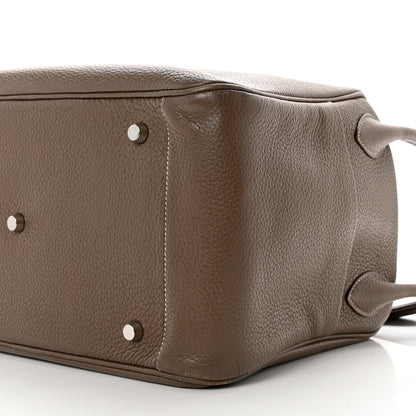 Hermes Taurillon Clemence Lindy 34 Etoupe 8 of 12