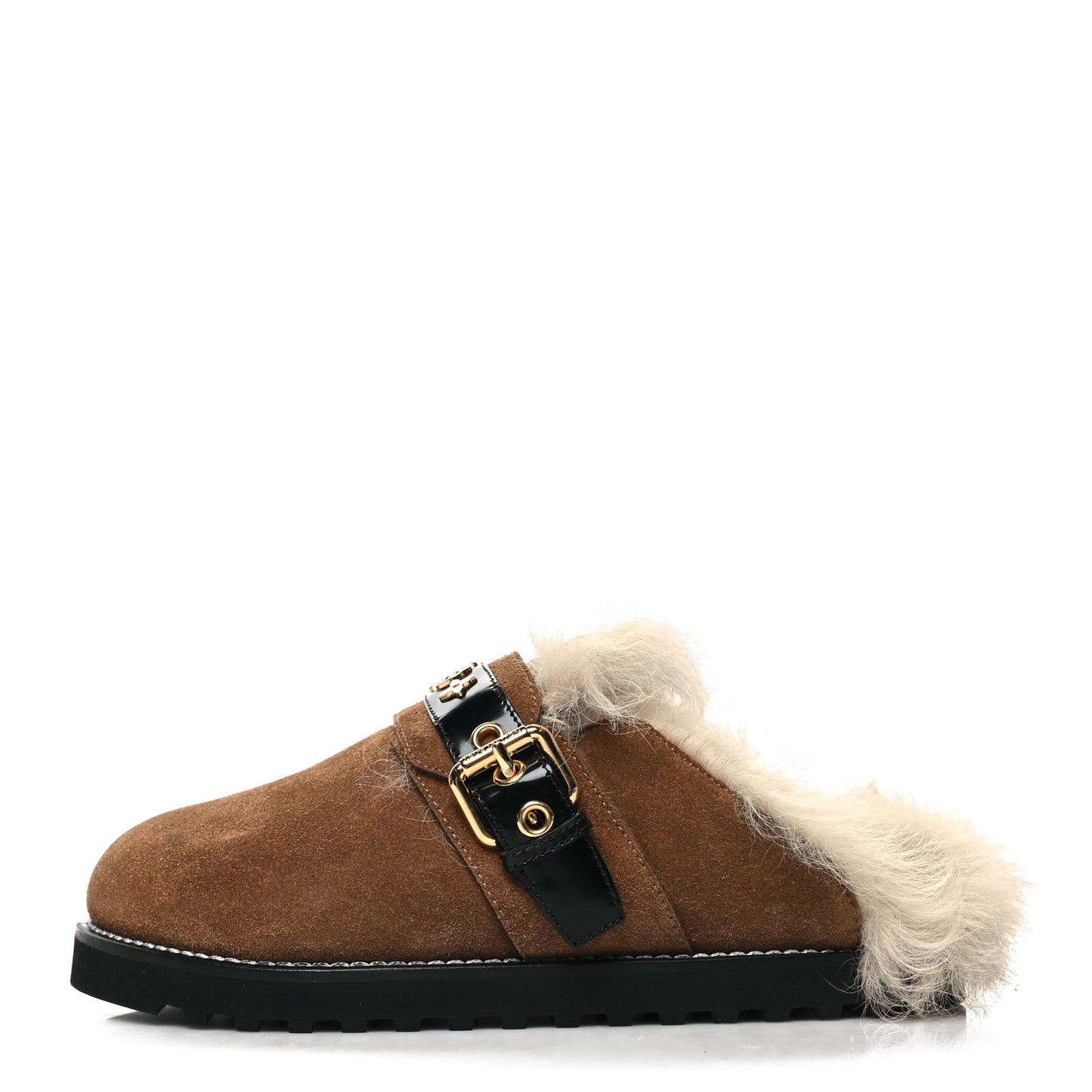 Suede Winterbreak Clogs 36 Cognac