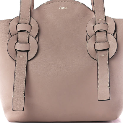 Chloe Small Grain Smooth Calfskin Medium Darryl Tote Cement Pink 8 of 11