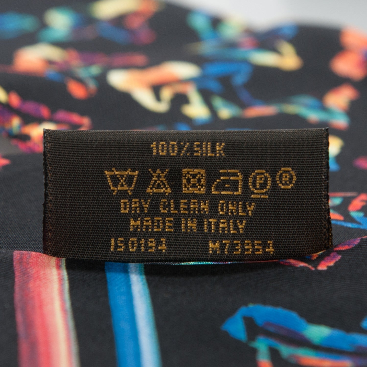 Louis Vuitton Silk Monogram Rainbow Bandeau Black 4 of 4
