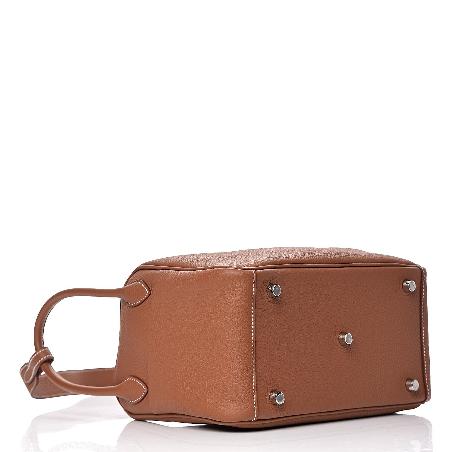 Hermes Taurillon Clemence Lindy 26 Gold 4 of 11