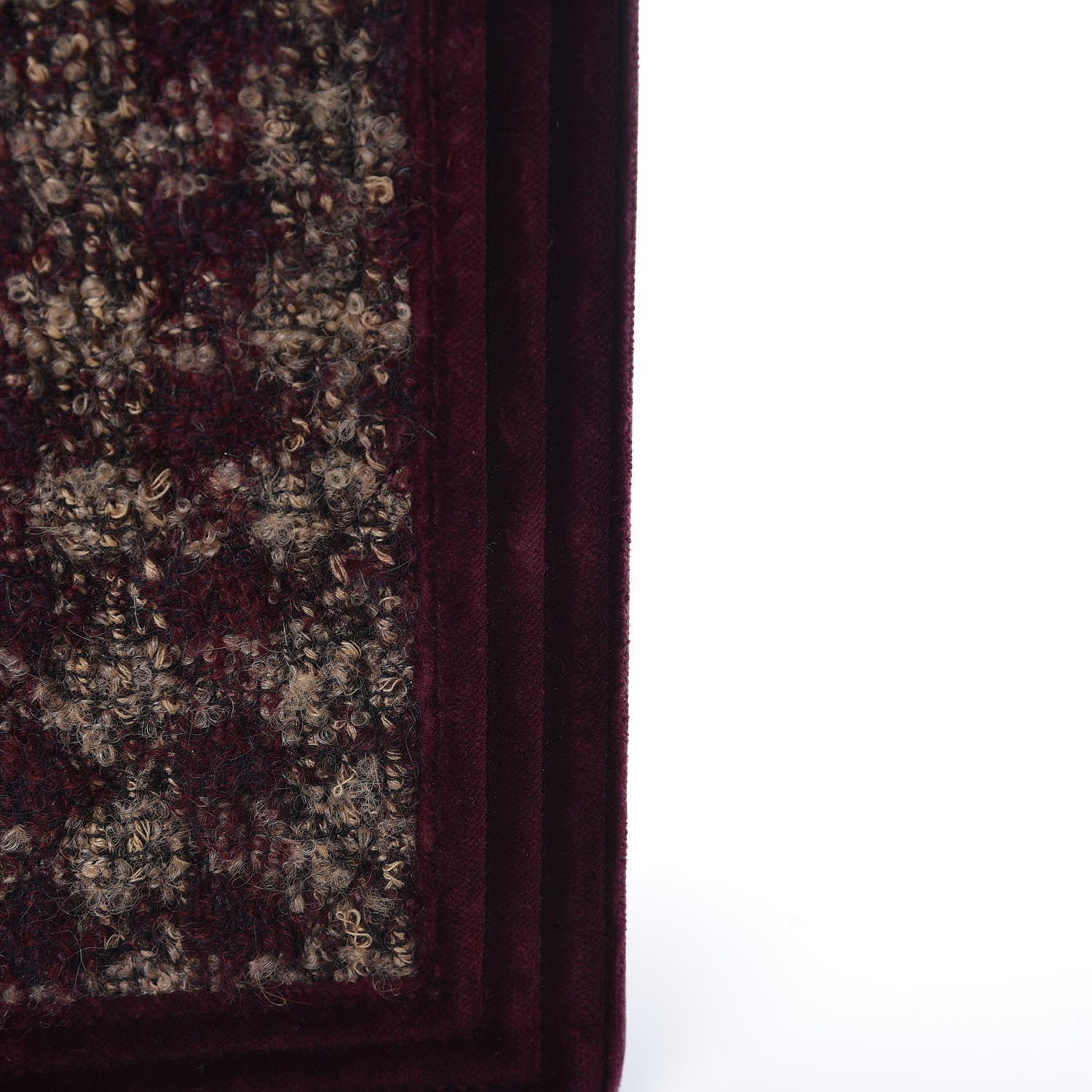 Chanel Velvet Tweed Large Boy Flap Burgundy 20 of 20