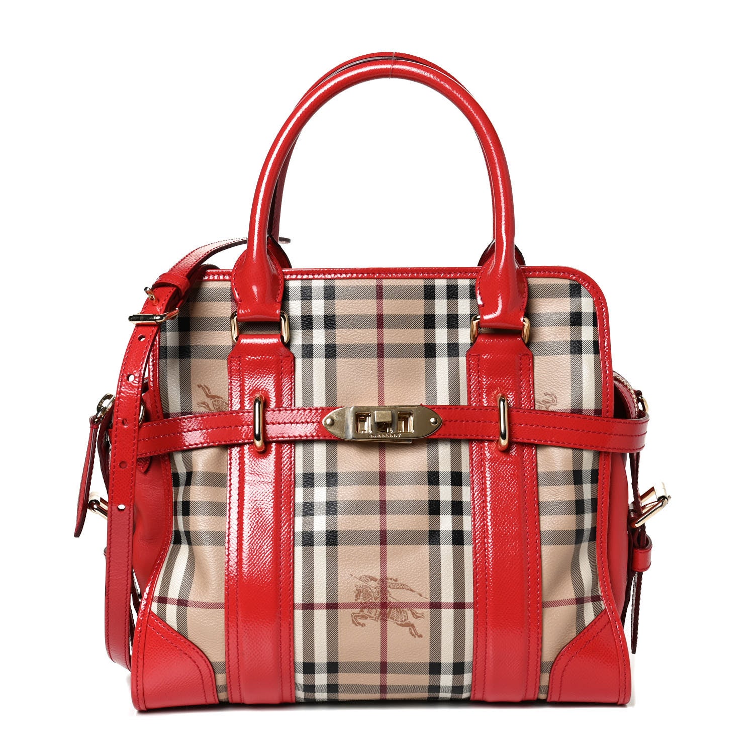 Burberry Haymarket Check Minford Portrait Bright Rose 1 of 11