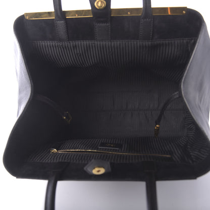 Fendi Vitello Elite Large 2Jours Tote Black 5 of 10