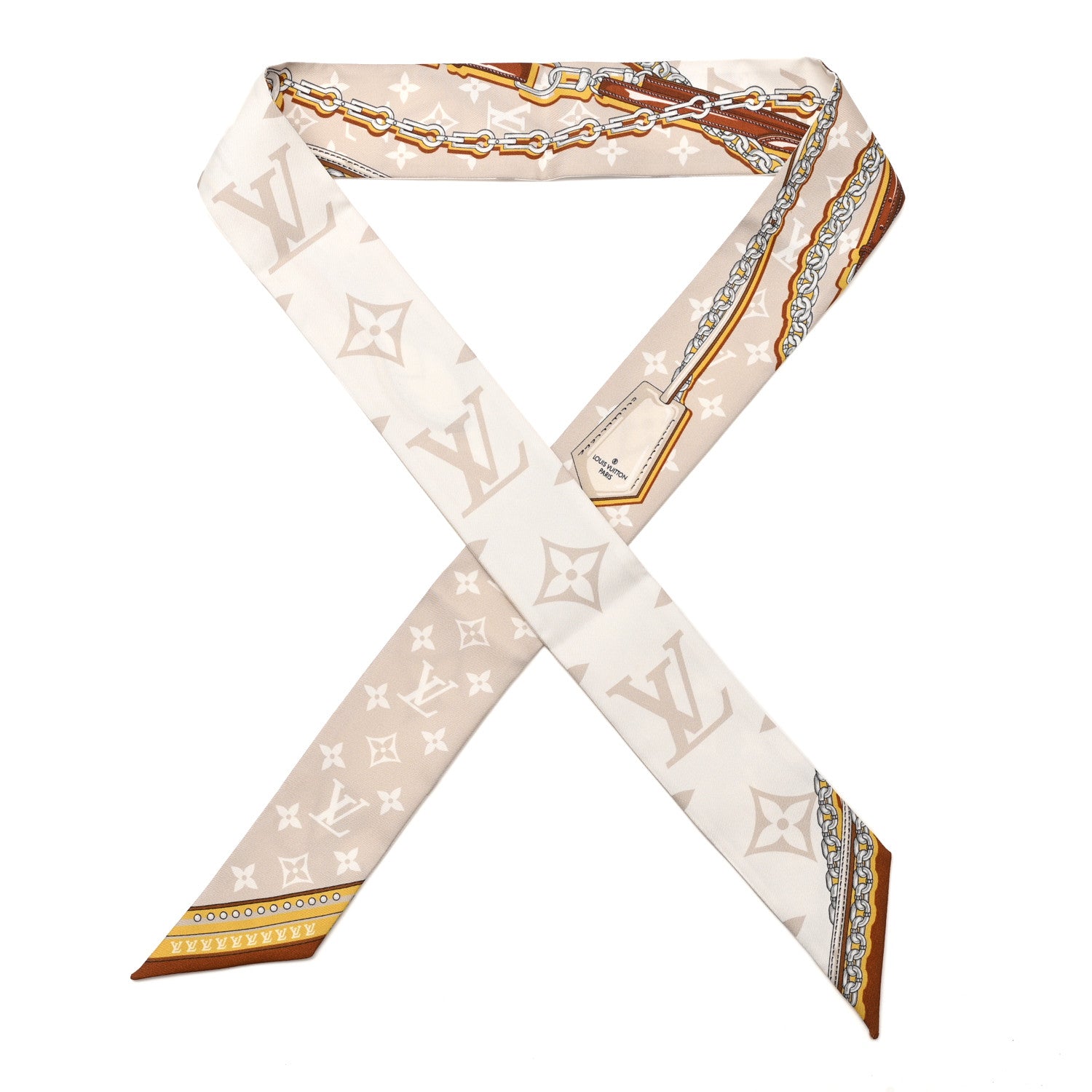 Louis Vuitton Silk Mix And Straps Bandeau Beige Clair 1 of 3