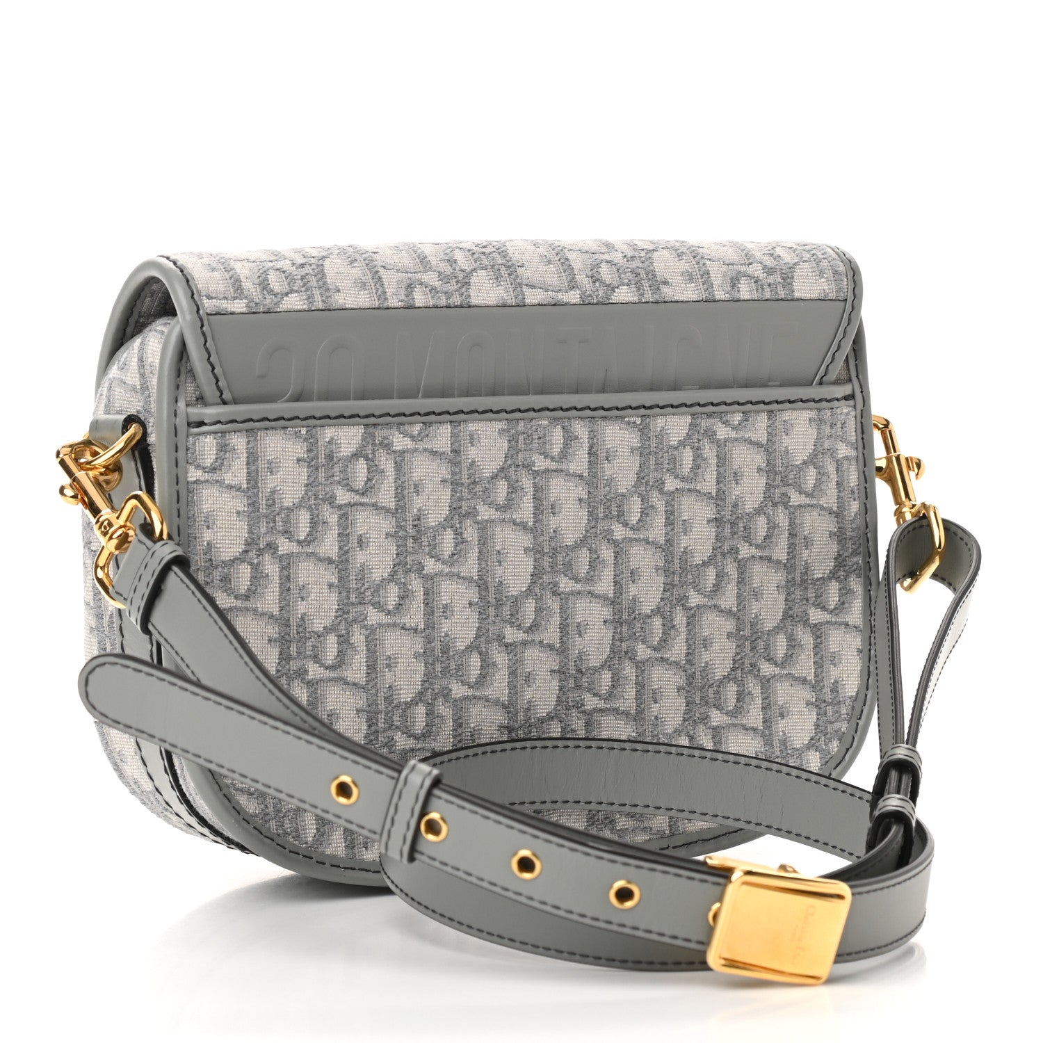 Christian Dior Oblique Medium Bobby Flap Gray 2 of 8