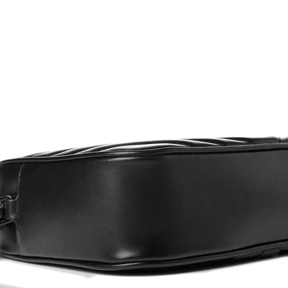 Saint Laurent Calfskin Matelasse Monogram Lou Camera Bag Black 7 of 8