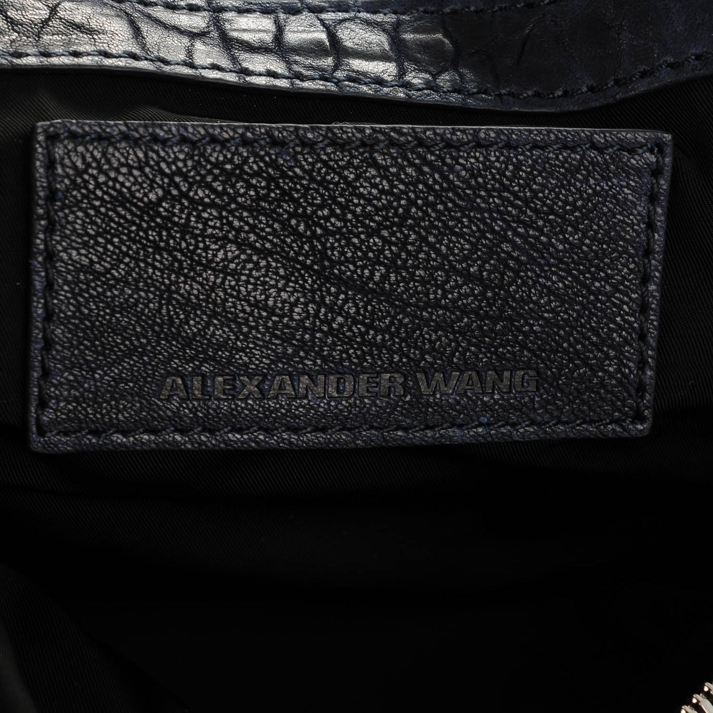 Pebbled Lambskin Rocco Midnight