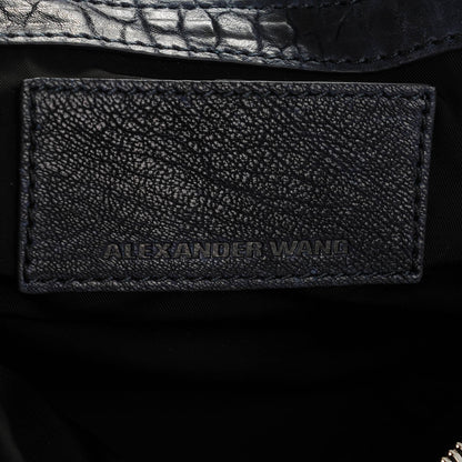 Alexander Wang Pebbled Lambskin Rocco Midnight 6 of 7