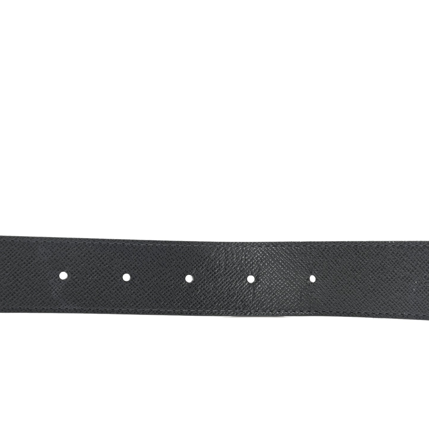 Calfskin Monogram 30mm LV Initiales Reversible Belt 75 30 Black