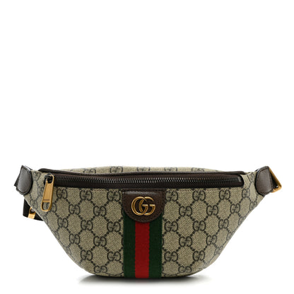 Gucci GG Supreme Monogram Web Small Ophidia Belt Bag Beige Ebony New Acero 1 of 9