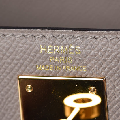 Hermes Epsom Kelly Sellier 28 Gris Asphalte 21 of 42