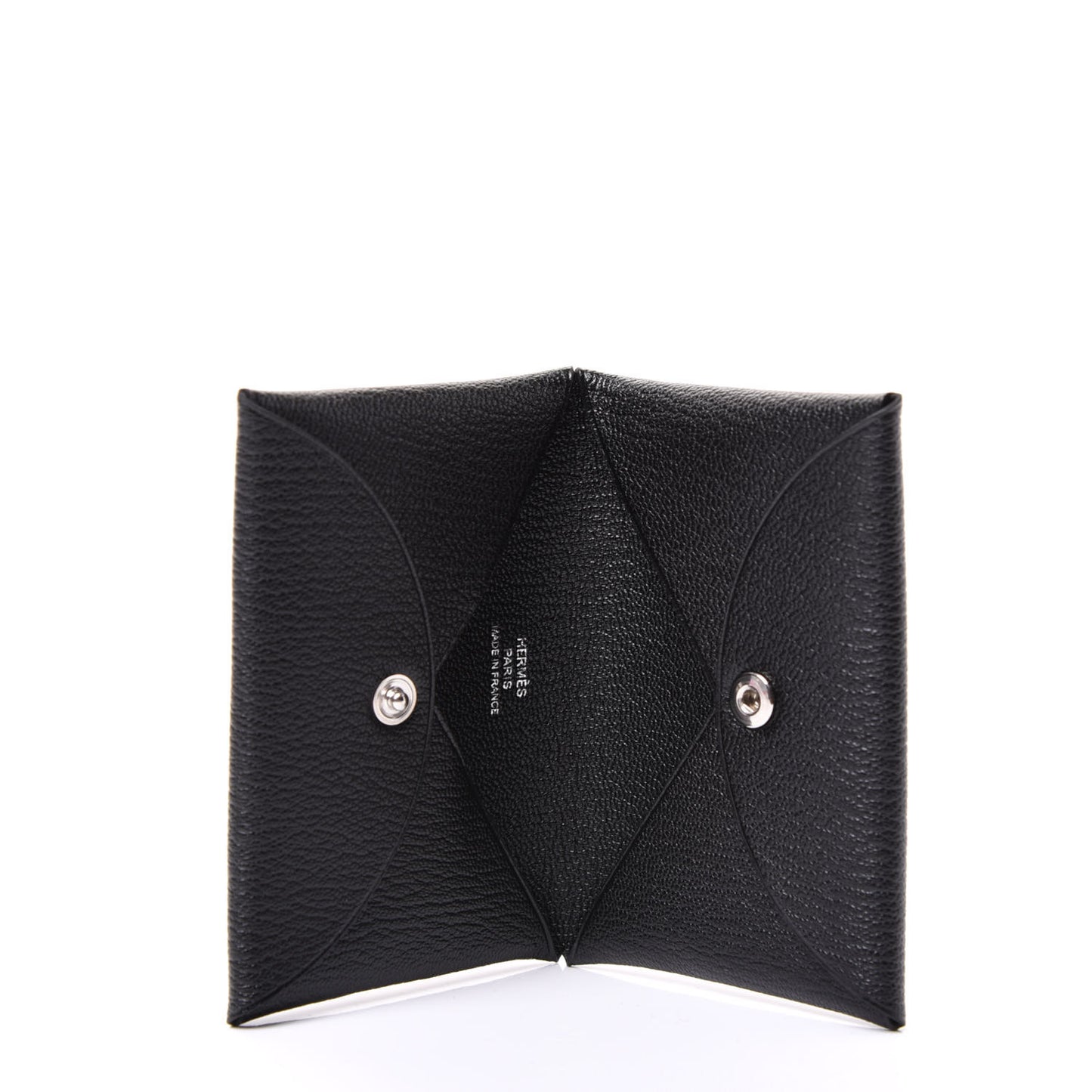 Chevre Mysore Calvi Card Case Black