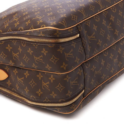 Louis Vuitton Monogram Alize 2 Compartment Luggage Travel Bag 5 of 9