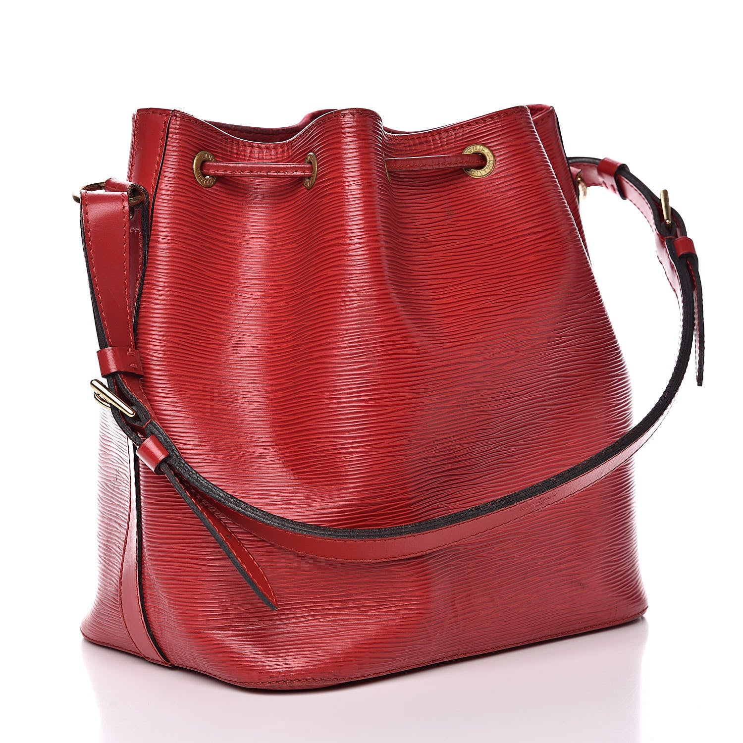 Louis Vuitton Epi Petit Noe Castillan Red 3 of 19