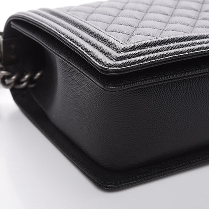 Chanel Caviar Quilted New Medium Boy Flap Black 8 of 9