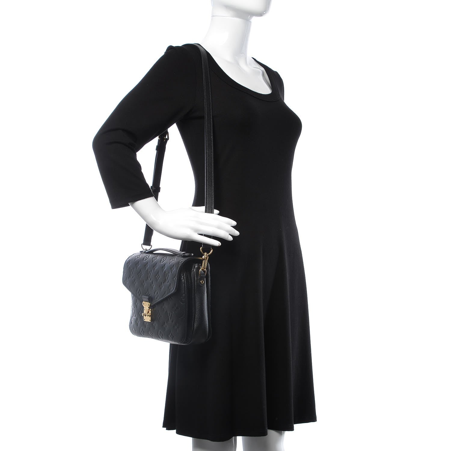 Louis Vuitton Empreinte Pochette Metis Black 2 of 8